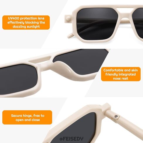FEISEDY Kids Polarized Sunglasses Rubber Trendy Pilot for Boys Girls Age 3-14 UV400 Sport Outdoor Toddler B2789 in Kuwait