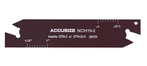 Accusize Industrial Tools 0.087''-0.094'' by 3.38'' Ncih19-2 Vernier Positive Stop Adjustable Blades for Gtn-2 Inserts, 2402-0002 in Kuwait