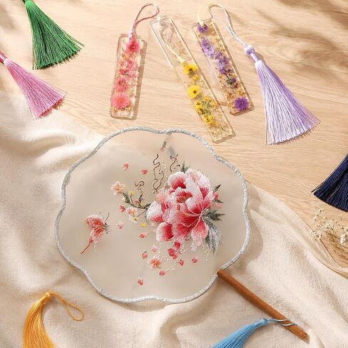 20 PCS 13cm/5 Inch Mini Bookmark Tassels,10 Mixed Colors in Saudi Arabia