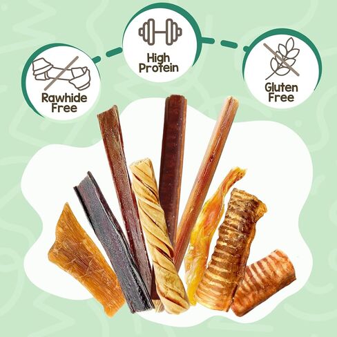 Nature Gnaws Dog Chew Variety Pack for Large Dogs, 12 Count in Saudi Arabia