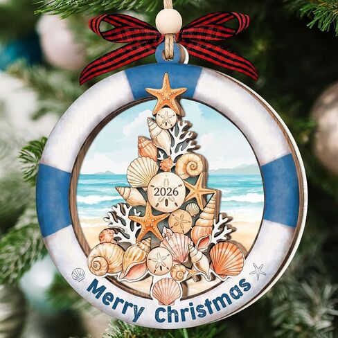 2D Horse Ornament for Christmas Tree 2026, Horse Gifts for Women, Men in Kuwait