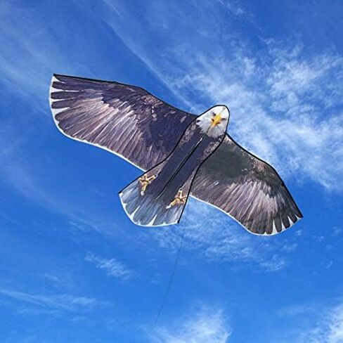 Bald Eagle Huge Kite for Kids and Adults Single Line String Easy to Fly for Beach Trip Park Family Outdoor Games and Activities in Saudi Arabia