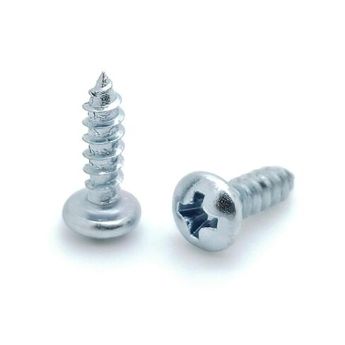 100 Qty #6 x 1/2" Zinc Phillips Pan Head Wood Screws (BCP385) in Kuwait