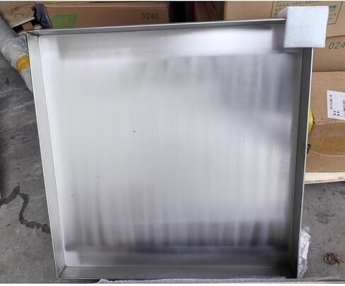 Stainless Steel Air Conditioner Drain Pan 0.8mm - Durable Leak-Proof Tray for Outdoor Units & Plant Pots - Replacement for Dog Crate in Kuwait
