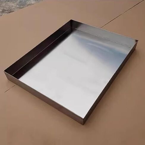 Stainless Steel Air Conditioner Drain Pan 0.8mm - Durable Leak-Proof Tray for Outdoor Units & Plant Pots - Replacement for Dog Crate in Kuwait