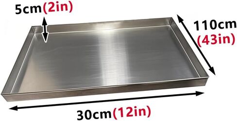 Stainless Steel Dog Crate Replacement Tray - Waterproof, Welded, Leak-Proof Floor Pan for Pet Cage - Chew-Resistant in Kuwait