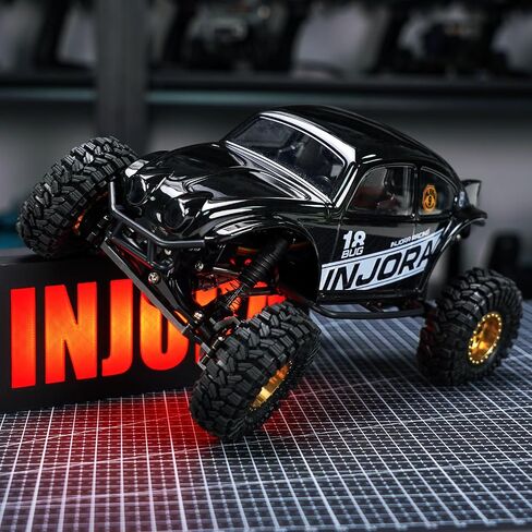 هيكل INJORA BUG18 مع هيكل عالمي من الألومنيوم LCG لترقية زاحف RC 1/18 TRX4M (أرجواني) in Kuwait