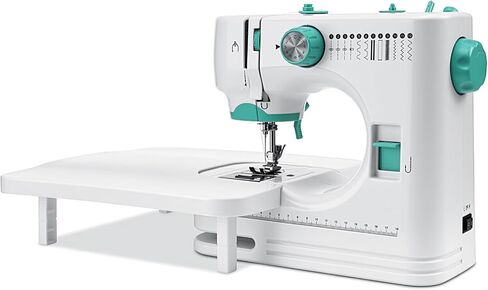 BSHAPPLUS Sewing Machine with Extension Table, 56 PCS Accessory Kit & 12 Built-in Stitches for Beginners & Kids, DIY Projects, Crafting, Quick Fixes, Household Mending Machine (9W) in Kuwait