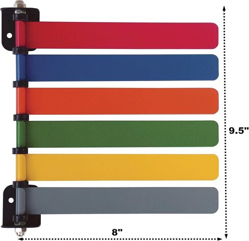 Omnimed Exam Room Status & Signal Flag System - Door Flags for Medical Office, Quickly Display and Identify Exam Room Signals and Easily Show Room Statuses. in Kuwait