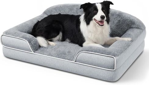 Orthopedic Dog Bed for Extra Large Dogs, 45"x30" XL Dog Couch Bed in Kuwait