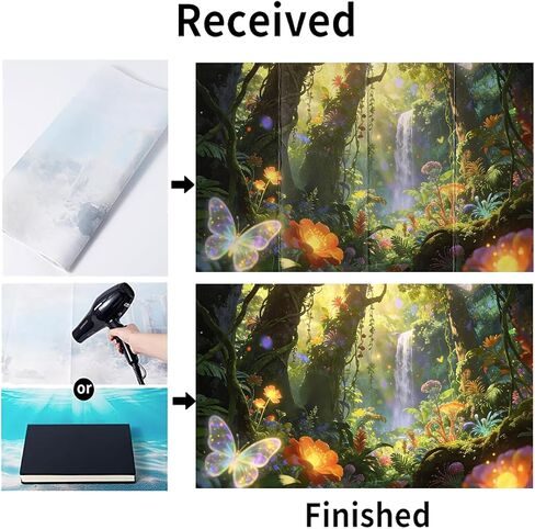 48"x24" Dream Forest Reptile Background Terrarium Background 3pcs in Saudi Arabia