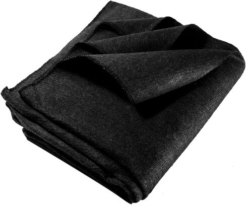 SE Black 64" x 84" 4-lb. Warm Blanket with 80% Wool - BI64845BK in Kuwait