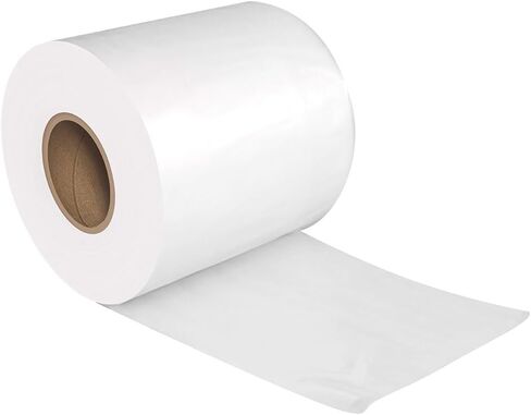 Lay Flat Poly Tubing, Food-Grade Polyethylene, Custom Poly Bag Packaging Solution, 4 Inches x 500 Feet, 2-Mil Thickness, 1 Roll (4" x 500' 2 Mil, Clear) in Kuwait