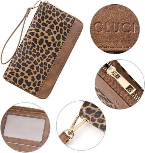 CLUCI Womens Wallet RFID Bifold Wristlet Large in Kuwait