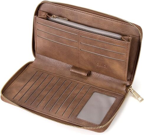 CLUCI Womens Wallet RFID Bifold Wristlet Large in Kuwait