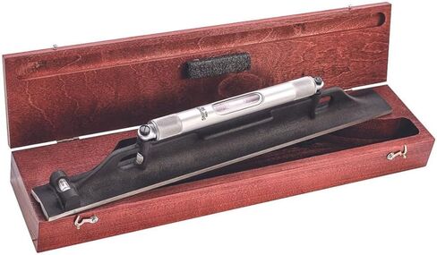 Starrett Machinist Level, 98-6 - 6 Inch Precision Leveling Tool with Cast Iron Base, Horizontal 2 Direction Glass Bubble Vial, 0.42 mm/m / 80-90 seconds Graduation and Sensitivity in Kuwait