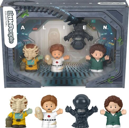 Little People Collector Alien Movie Special Edition Set for Sci-Fi & Horror Fans, 4 Figures in a Display Package in Saudi Arabia