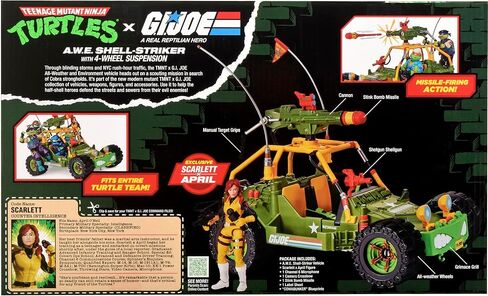 TEENAGE MUTANT NINJA Turtles x G.I. Joe: AWE Shell-Striker in Saudi Arabia