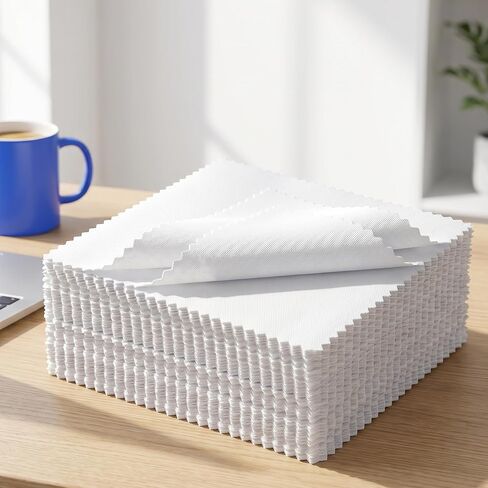 White Cotton Fabric Squares 100 Pack, 5 inch Precut Charm Pack in Kuwait