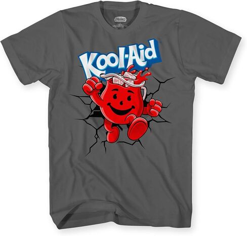 تي شيرت رجالي من Kool-Aid مطبوع عليه Oh Yes مطبوع عليه Drink Mix Man Oh Yes in Kuwait