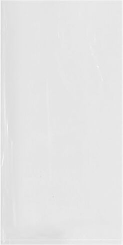 Plymor Flat Open Clear Plastic Poly Bags, 2 Mil, 6" x 12" (Pack of 100) in Saudi Arabia