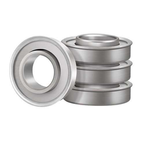 XiKe ID1/2, 5/8", 3/4" x OD 1-3/8" Flanged Ball Bearing Used for Lawn Mower, Wheelbarrows, Carts & Hand Trucks Wheel. (4, ID 3/4" x OD 1-3/8") in Kuwait