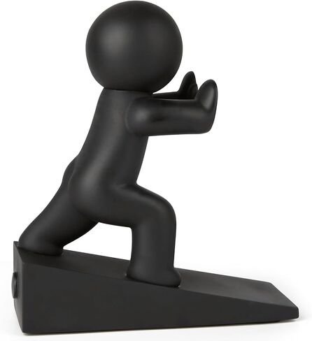 Cute Door Stopper, Buddy Decorative Door Stop, Protects Your Floors, Black 1 Pack (Patent Registering) in Kuwait