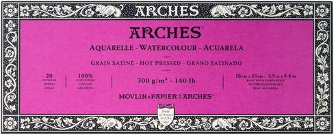 Arches Watercolor Paper Block, Cold Press, 8" x 10", 140 pound in Kuwait