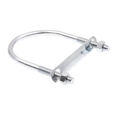 Prime-Line 9072026 U-Bolts, Round Bend, 3/8 In.-16 X 3-1/2 In. X 4-5/8 In. - for 3 In. Pipe (10 Pack) in Kuwait
