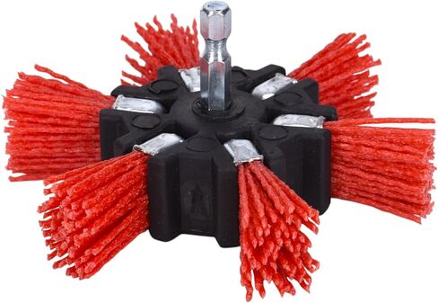 Century Drill and Tool 77341 Coarse Nylon Flap Brush, 4-Inch (80 Grit) in Kuwait