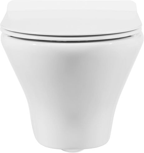 Swiss Madison Well Made Forever SM-WK450-01C - Ivy Wall Hung Elongated Toilet Bundle, Glossy White in Kuwait