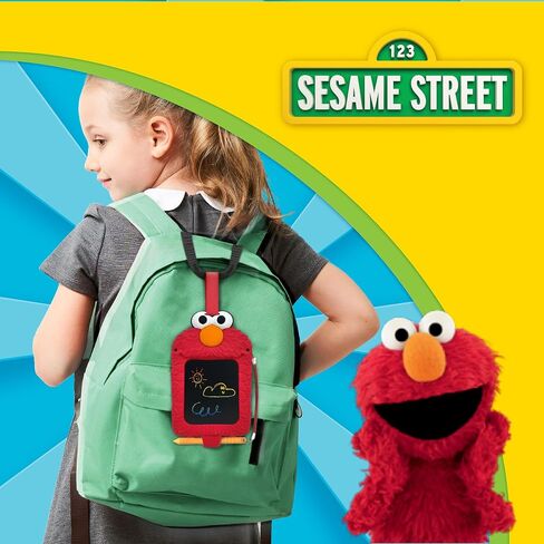 Boogie Board Elmo LCD Doodle Pal for Kids – Reusable 4" LCD Writing Tablet, Mess-Free Drawing Pad with Stylus, Travel Toy for Toddlers Ages 3+, Sesame Street Elmo Toy in Kuwait
