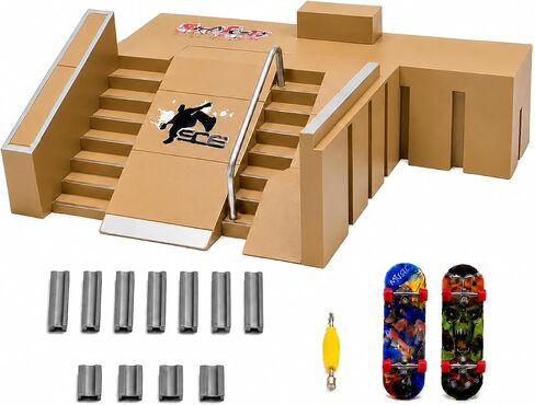 Mnixy 8-in-1 Fingerboard Skate Park Kit with 2 Mini Boards in Kuwait