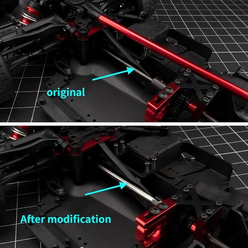 Titanium Center Dog Bone Set for ARRMA 1/7 Limitless 6S V2 in Saudi Arabia