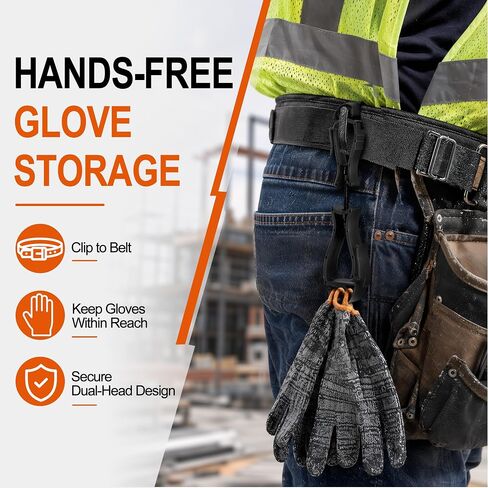 Glove Clips, Glove Holder, Glove Clips For Work, Glove Holder Clip , Work Gloves, For Duty Belt, Glove Clips For Construction in Kuwait