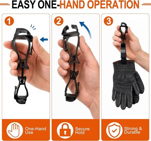 Glove Clips, Glove Holder, Glove Clips For Work, Glove Holder Clip , Work Gloves, For Duty Belt, Glove Clips For Construction in Kuwait