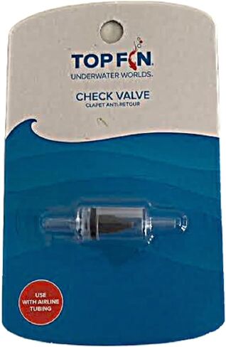 Top Fin Aquarium Check Valve. Keeps Water from Siphoning When Pump is Off. in Saudi Arabia