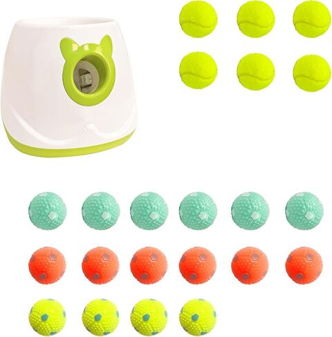 BESTHLS Automatic Dog Ball Launcher & Balls in Kuwait