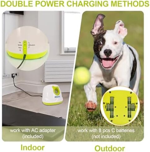 BESTHLS Automatic Dog Ball Launcher & Balls in Kuwait