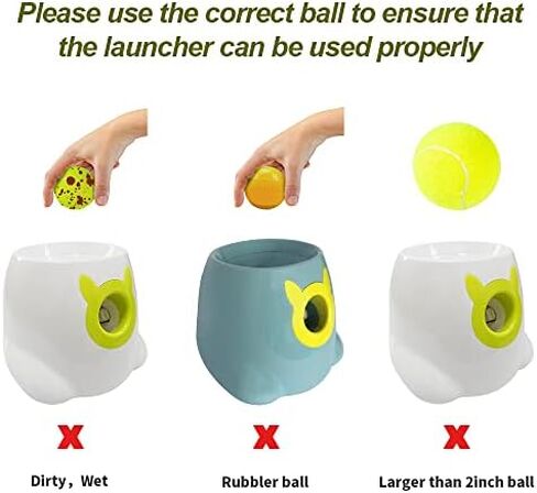 BESTHLS Automatic Dog Ball Launcher & Balls in Kuwait