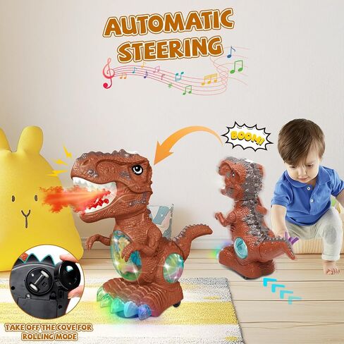 Dinosaur Toys for Toddlers 3-5, Roaring Light Up Toys for 3 4 Year Old Boy in Kuwait