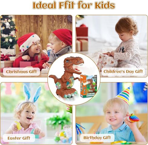 Dinosaur Toys for Toddlers 3-5, Roaring Light Up Toys for 3 4 Year Old Boy in Kuwait
