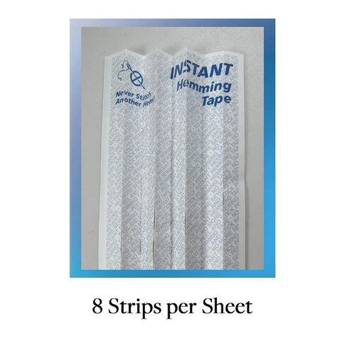 Badge Magic Instant Hemming Tape Kit - DIY Peel & Stick Double Sided Bond Adhesive - No Sewing - Washer and Dryer Safe (Pants, Shirts, Skirts, Curtains, Crafts) in Kuwait