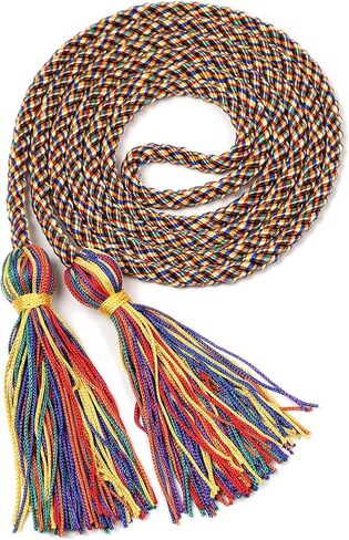 Newrara Graduation Honor Cords Tassels Cords Polyester Yarn Honor Cord for Graduation Students 63 Inchs Long (Gold) in Kuwait
