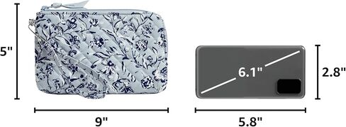 Vera Bradley Women's Cotton Wristlet with RFID Protection in Saudi Arabia