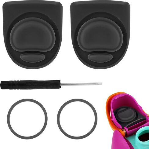 2pcs Replacement Stopper Compatible with Owala FreeSip 24oz 32oz, Water Bottle Top Lid for Owala 19/24/32/40oz Seal Bottle Cap Leak Proof Silicone Stopper Gasket Accessories in Kuwait