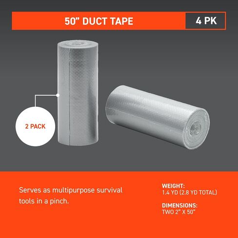 Survive Outdoors Longer 2 x 50 in. Duct Tape, 2 Count (Pack of 4) in Kuwait