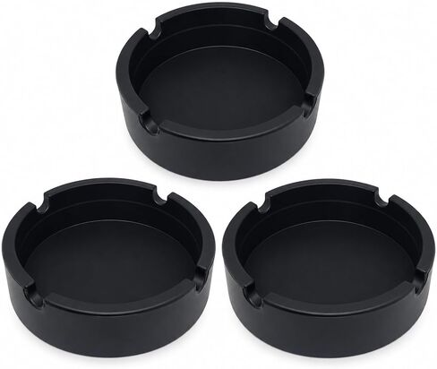 Silicone Ashtray 6PCS Ash trays Cool Small Cute Portable Lightweight Cigar Accessories Cigarettes Holder for Outdoor Patio Indoor Office Home in Kuwait