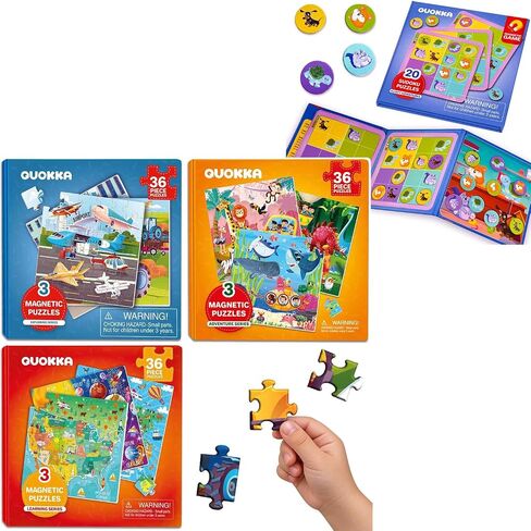 QUOKKA 9 Magnetic Puzzles and Animal Sudoku Game in Kuwait