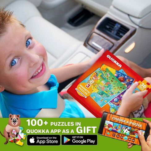 QUOKKA 9 Magnetic Puzzles and Animal Sudoku Game in Kuwait